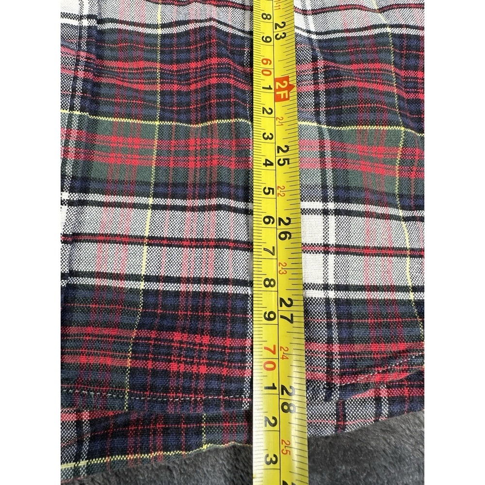 Polo Ralph Lauren Indian Madras Shirt Mens Large Green Plaid Custom Fit Plaid - Picture 9 of 10